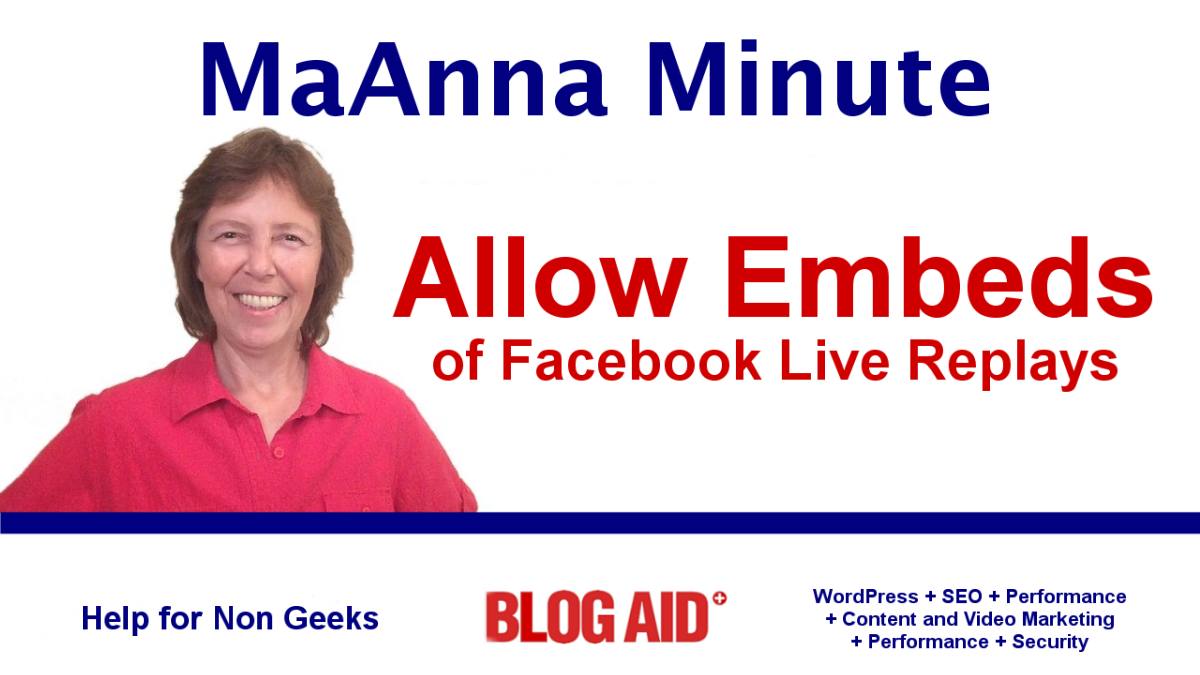 Allow Embeds to Make Your Facebook Live Videos Go Viral