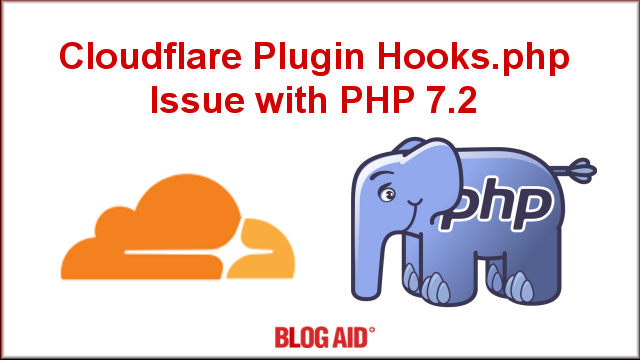 Cloudflare Plugin Hooks.php Issue with PHP 7.2