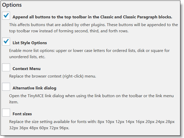 TinyMCE Advanced in WP 5.x and Gutenberg | BlogAid
