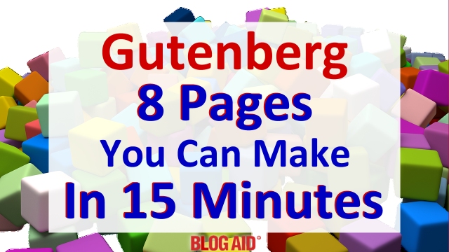 Gutenberg - 8 Pages You Can Make in 15 Minutes